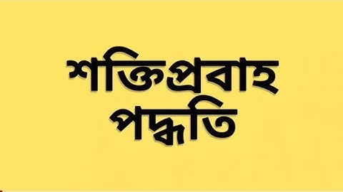 শক্তিপ্রবাহ পদ্ধতি/Mechanism of Energy flow in Ecosystem