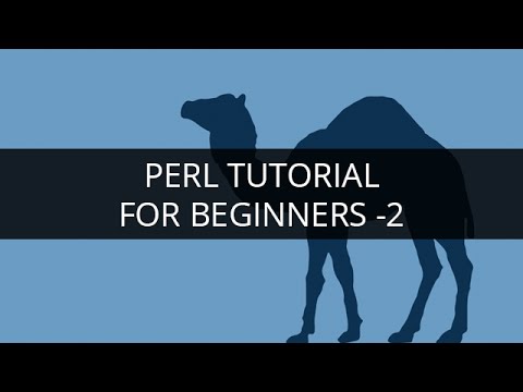 PERL Tutorial - 2 | PERL Tutorial for Beginners - 2 | Learn PERL | Mastering Perl Scripting