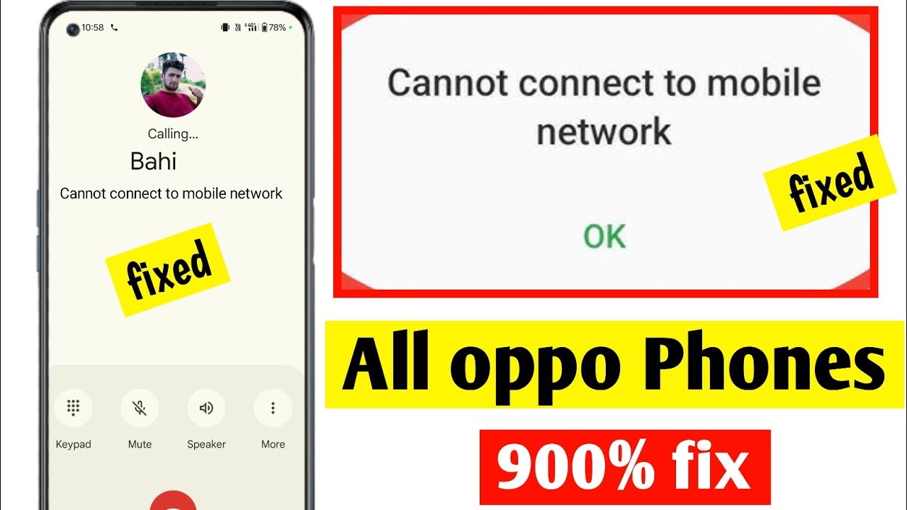 🔥cannot connect to mobile network oppo | cannot connect to mobile network oppo a15 | 100% solution 🤩