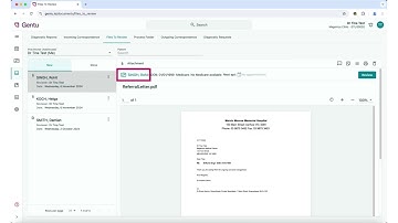How to review incoming files in Gentu