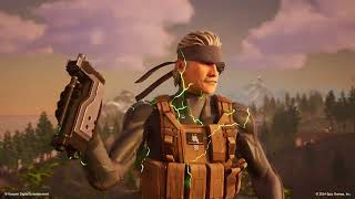 Solid Snake is Unboxed in Fortnite