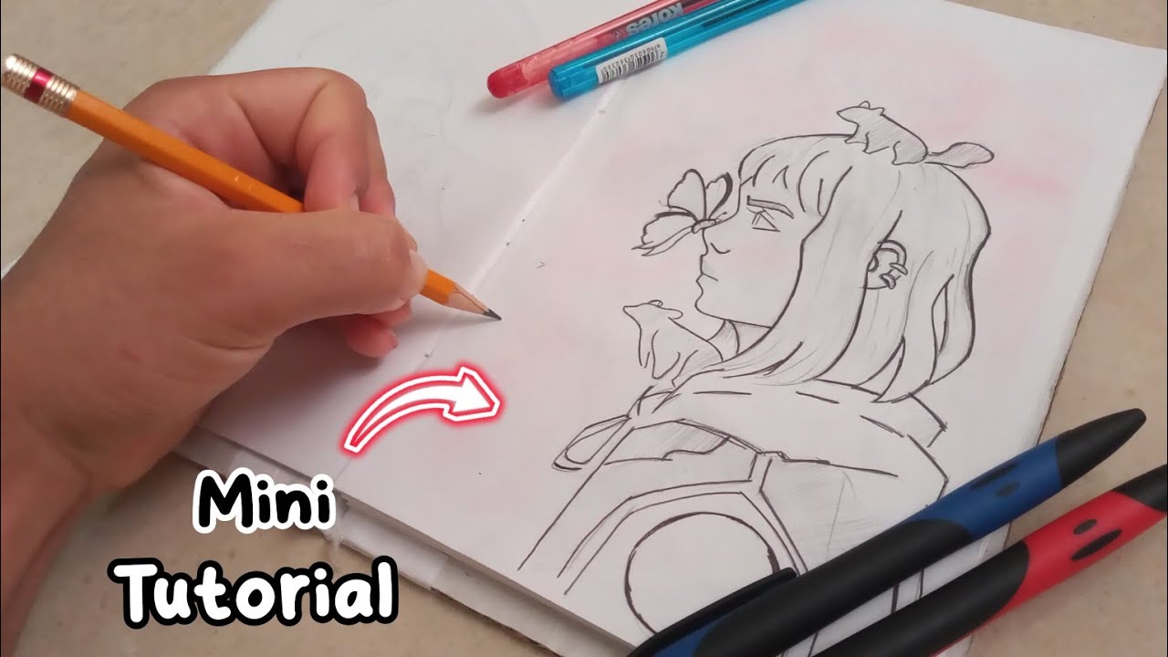 CÓMO DIBUJAR UNA CHICA DE PERFÍL | (speeddraw) - YouTube