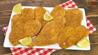 Crispy Baked Chicken Breasts: the recipe to make them crispy without eggs!