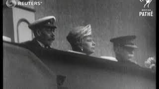 Services' Show Opens King And Queen See Royal Tournament. Navy, Army And Air Force Provide...(1932)