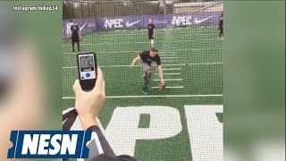White Sox Prospect Michael Kopech Unleashes 110-MPH Throw
