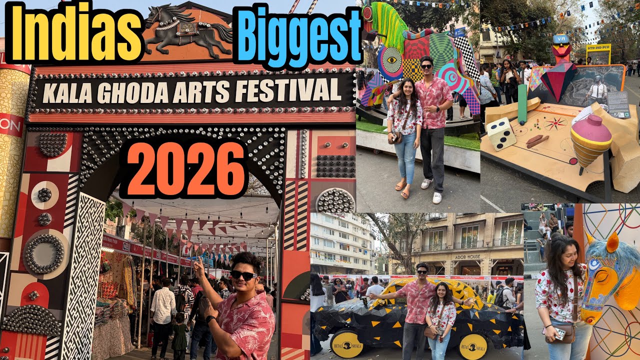 Kala Ghoda Arts Festival 2026 | सर्वात मोठा ऑर्ट फेस्टिवल काळा घोडा 🎭 