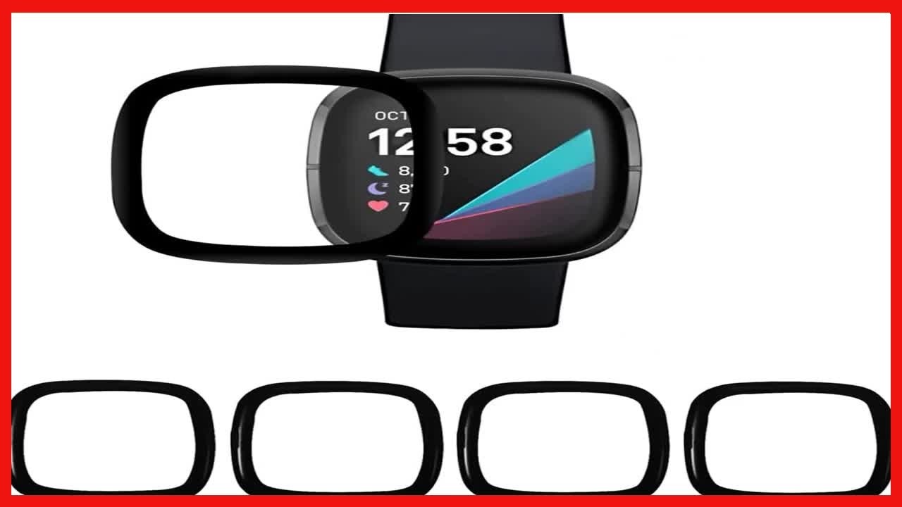 Vancle Lot De 3 Coques De Protection Pour Montre Fitbit Versa – TPU Souple – Noir – Anti-rayures