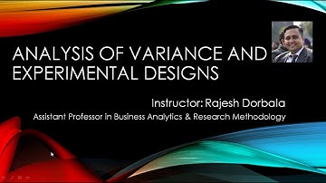 Hypothesis testing using F Test Staistic in One Way ANOVA