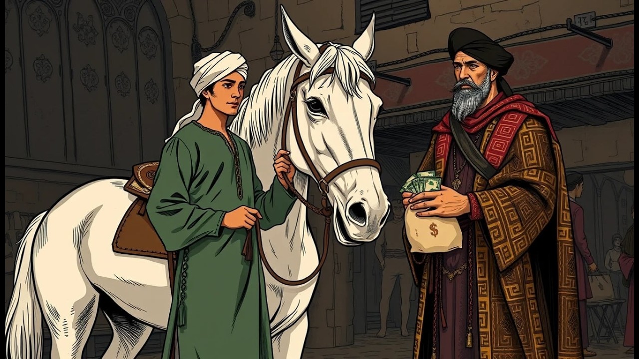 قصة الشاب الفقير الذي دخل السوق ليبيع حصانه، فعاد وهو يملك مدينة كاملة