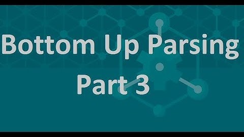 Bottom Up Parsing in Hindi Part 3