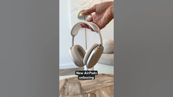 Unboxing the new AirPods Max in Starlight #ASMR #apple #AirPods #unboxing