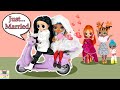 Full Movie - OMG Dolls LOL Family Punk Gurl Rocker Boi Get Married Wedding Barbie Dreamhouse Car Van