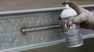 How to Apply ZRC Cold Galvanizing Compound and Galvilite Aerosol | ASTM A780 Repair