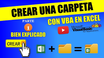 Crear una carpeta con VBA en Excel - Primera parte