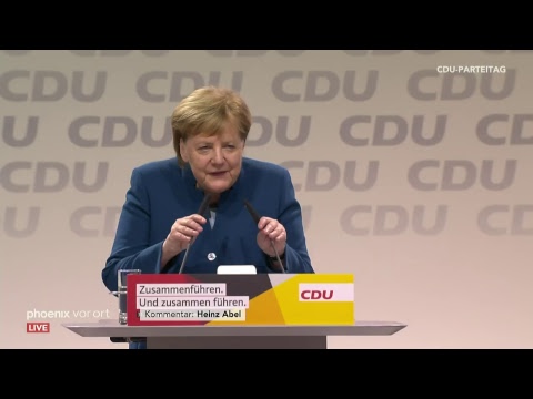 Angela Merkels letzte Rede als CDU-Parteivorsitzende am 07.12.18