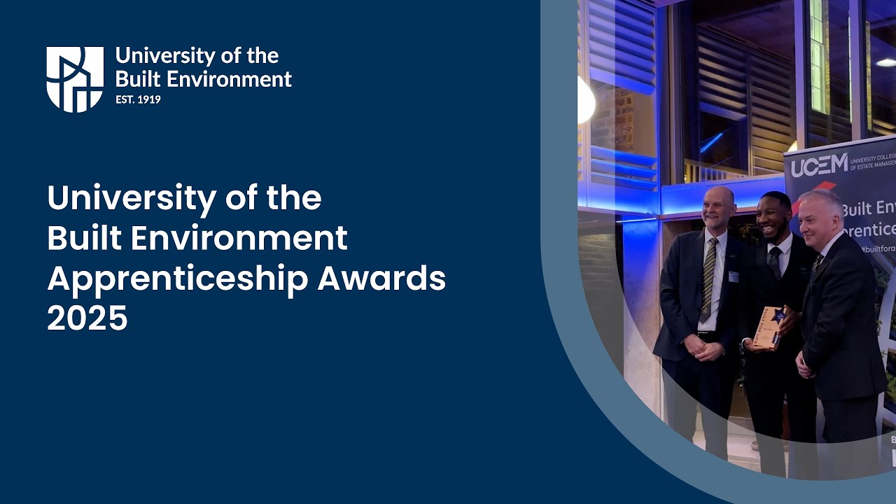 University of the Built Environment Apprenticeship Awards 2025 - YouTube