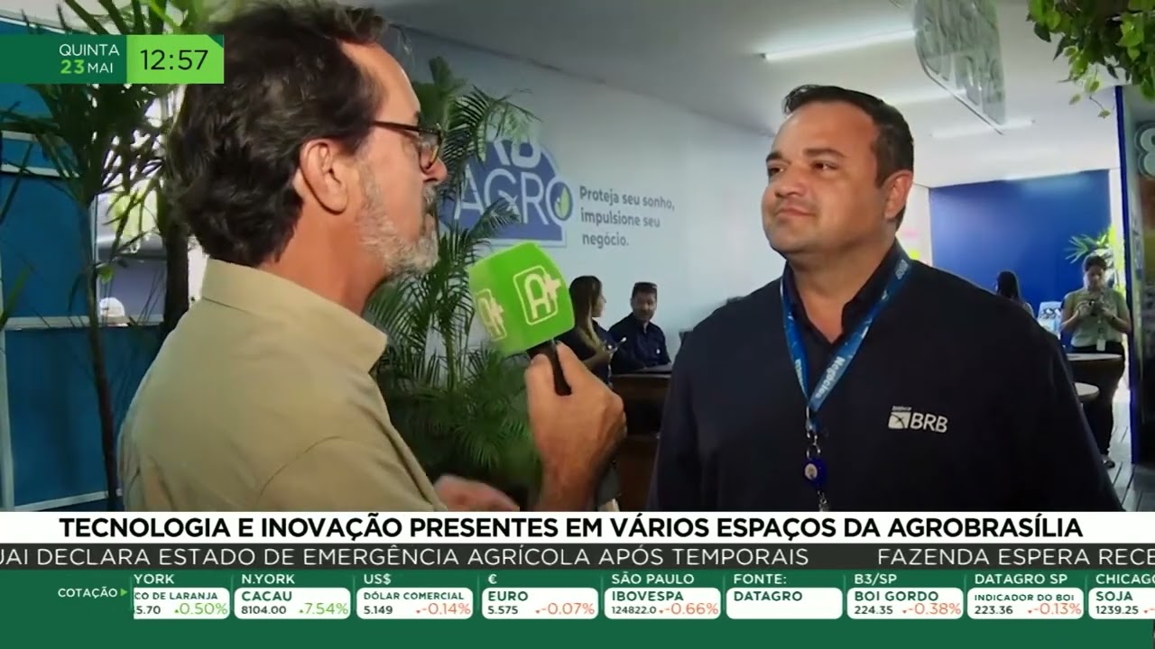 Tecnologia e inovação presentes em vários espaços da AgroBrasília