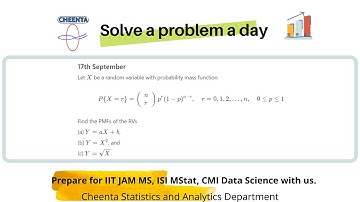 17th September, 2021 | Solve a Problem a Day | IIT JAM MS, ISI MStat, CMI Data Science Preparation