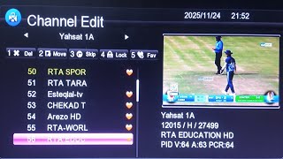 Yahsat 52E New Latest Channels List 2025 Yahsat 52E New Latest Update 2025 Yahsat Dish Settings?