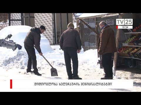 დიდთოვლობა ხელვაჩაურის მუნიციპალიტეტში