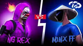 M1NX VS NG REX FF 🤯 | NG REX CALL ME HACKER 😤