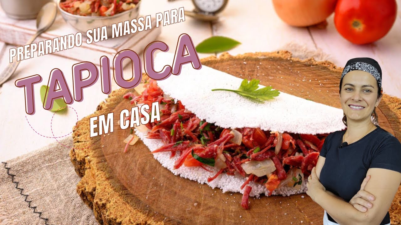 COMO FAZER TAPIOCA EM CASA - YouTube
