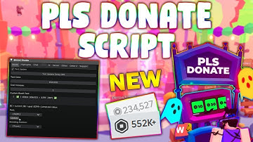 Pls Donate Script GUI | Afk Robux AutoFarm Robux PASTEBIN (Check desc)