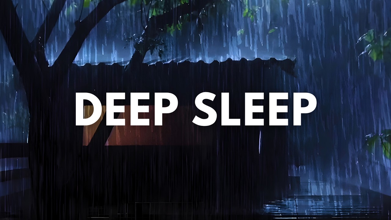 Want to Fall Asleep Fast? Try Heavy Rain at Night 🌧️😴 | 8 Hours