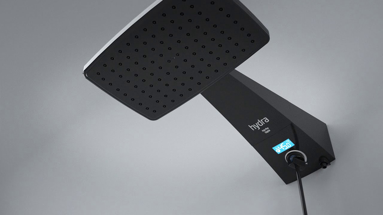 Chuveiro Hydra Polo Plus Digital (Preto) em Promoção