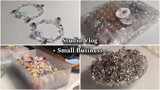 Studio Vlog | New Small Business 💕 - Packing Order, Crafting, Organizing !! | JellyStxrr