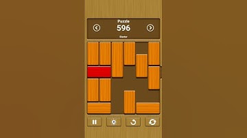 Unblock Me - Relax Mode - Starter // Puzzle 596 #shorts