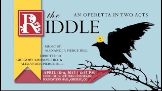 The Riddle - An Operetta in Two Acts