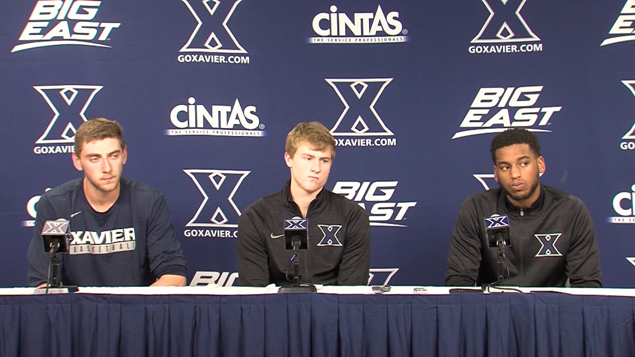 Xavier Media Day Men's Basketball StudentAthletes YouTube