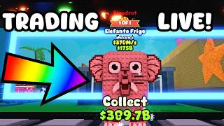 TRADING IN STEAL A BRAINROT LIVE!