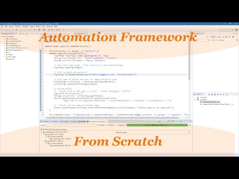 Selenium webdriver test framework from scratch - 1 - Preparation