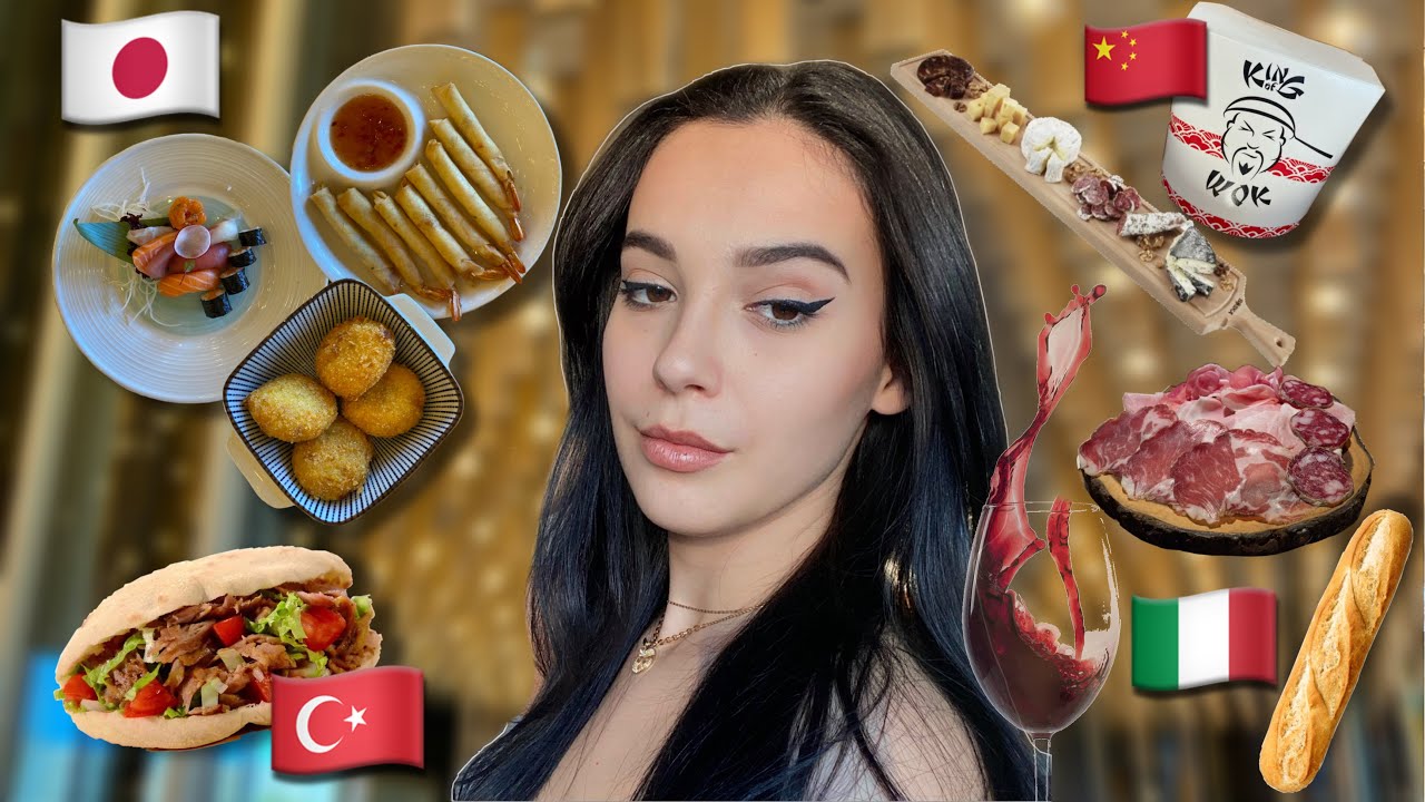 Provoj ushqime nga kultura te ndryshme (kineze, turke, japoneze,italiane)👩‍🍳gjeta qime ne ushqim🤢