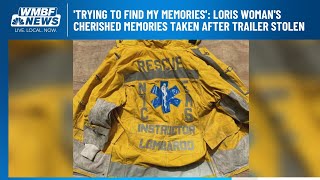 'Trying to find my memories': Loris woman's cherished memories taken after trailer stolen