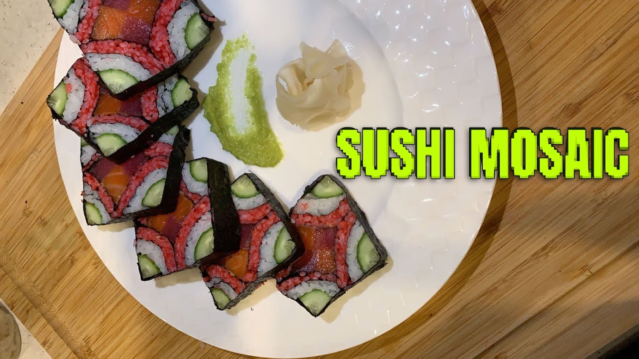 THE RETURN OF SHOOTER'S KITCHEN: HOW TO MAKE A SUSHI MOSAIC!