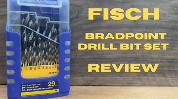 Fisch Bradpoint Drill Bit Set Review - Does The Performance Match The Price?