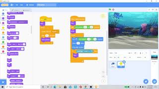 Fish and Shark Game in Scratch #scratchcoding #game screenshot 3