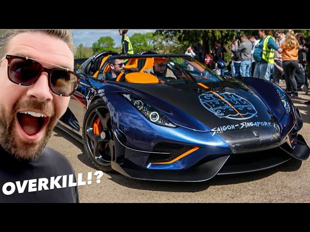 OVERKILL FOR CARS & COFFEE 1600BHP KOENIGSEGG REGERA CHAOS! class=