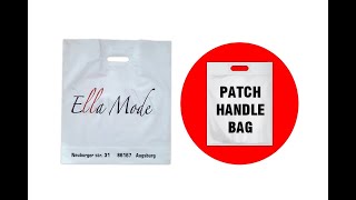 Plastic Patch Handle Bag