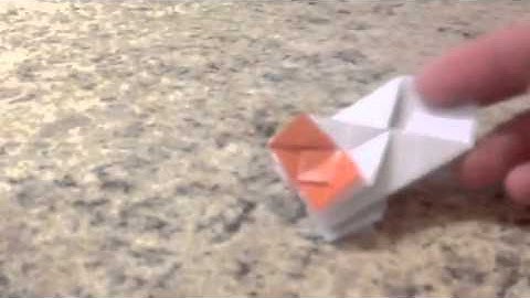 Origami Ace of Clubs Cube by Jonathan Graham