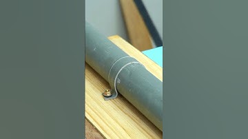 Be sure to remember this trick, technique for making clamps from water pipes