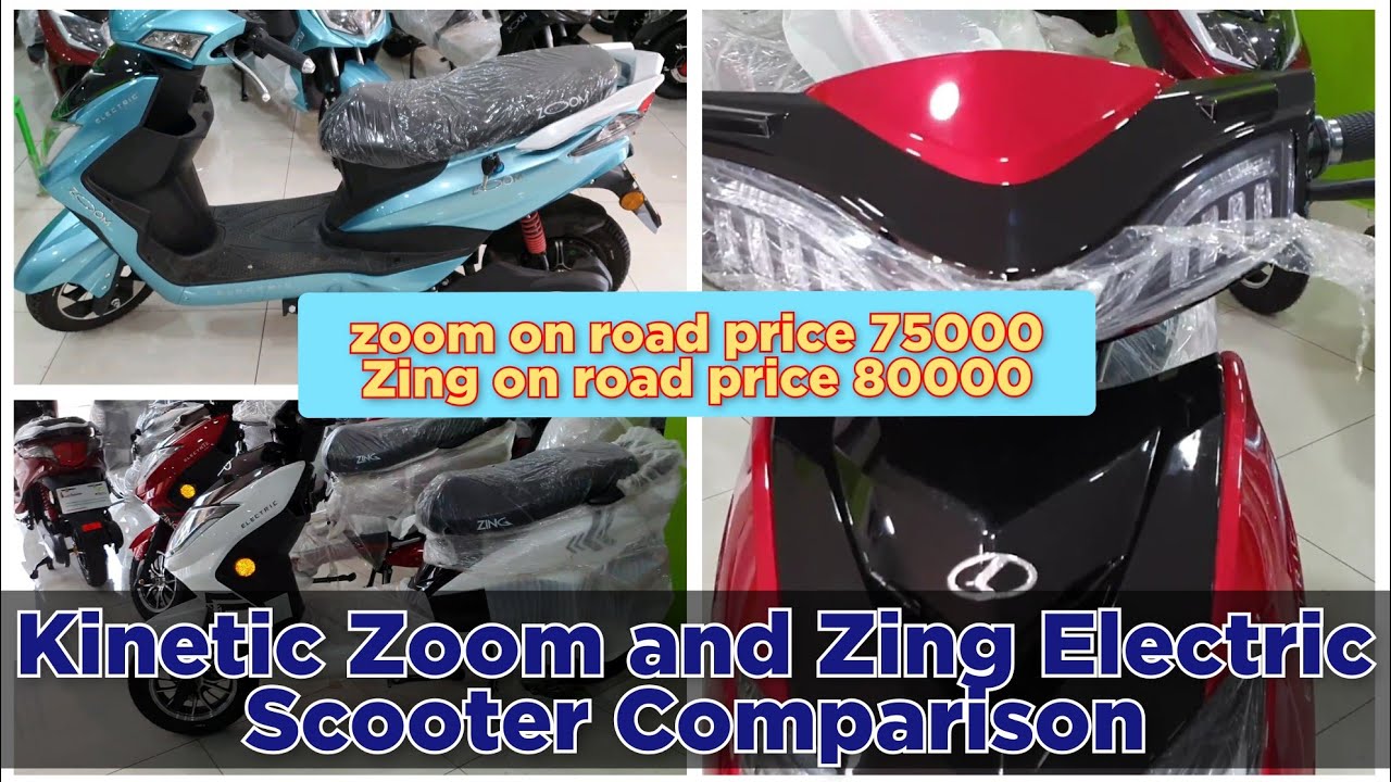 Zoom and Zing Electric Scooters Comparison, YouTube