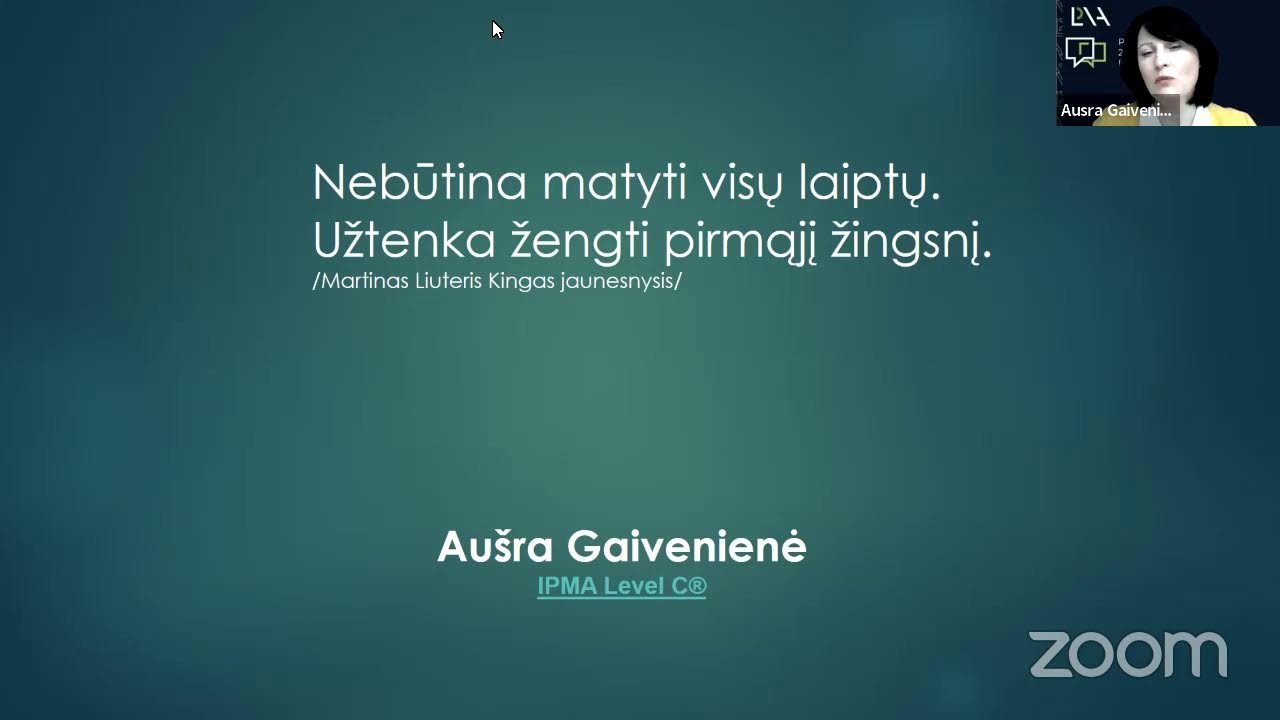 Pro2Pro: ‘‘Nuo projektų iki Teal organizacijos – ilgalaikės sėkmės modelis“