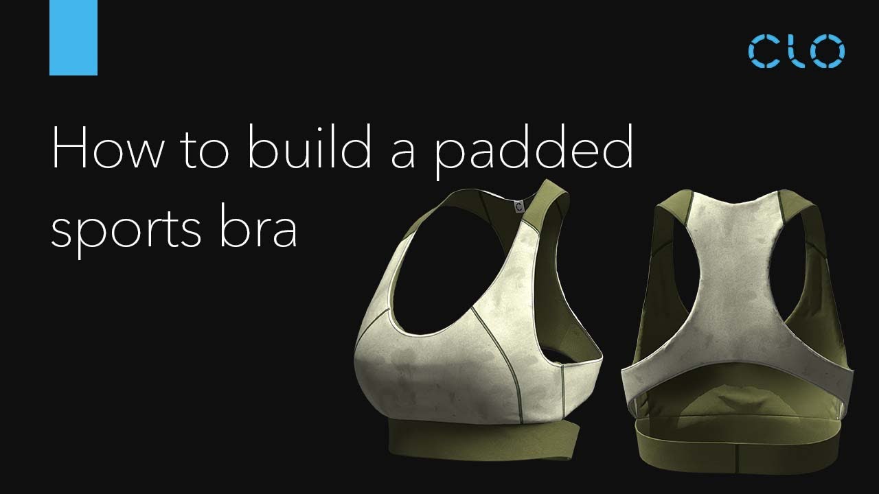 Sports Bra Tutorial For Beginners (Marvelous designer - Clo3d