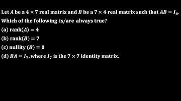 csir net dec 2014 linear algebra one one and onto linear transformation and its properties