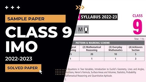 Class 9 IMO sample paper 2022-2023 solved paper/imo class 9 sample paper 2022-2023/class 9 Olympiad