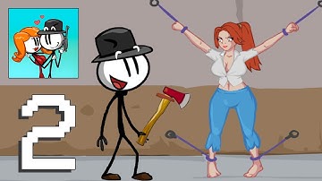 Stickman Escape: Choice Story - Gameplay Walkthrough Part 2 - All Levels 11-15 Funny NOOB Vs PRO